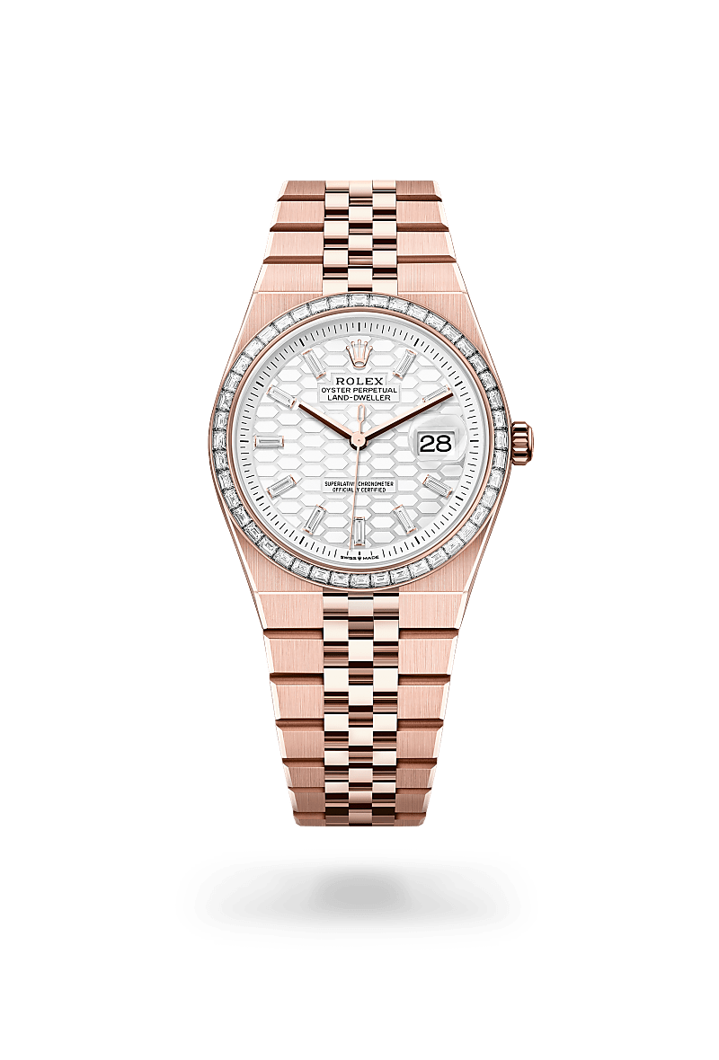 Rolex Land-Dweller 36 18 kt Everose gold, M127285TBR-0002